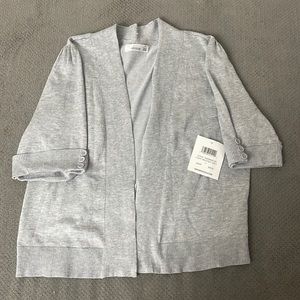 Woman’s gray 3/4 sleeve Cardigan